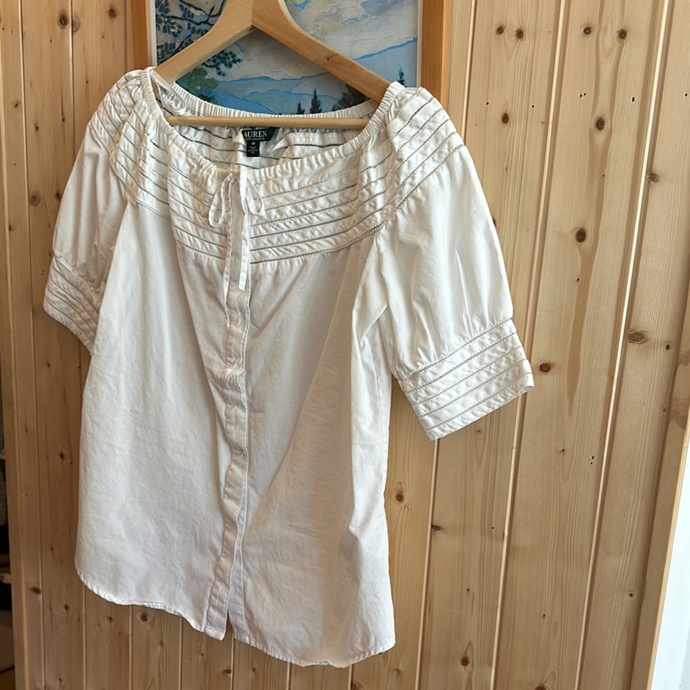 Ralph Lauren White Blouse